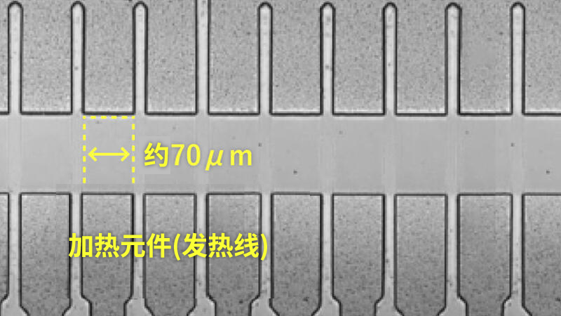 300dpi产品的发热元件（发热线）外观