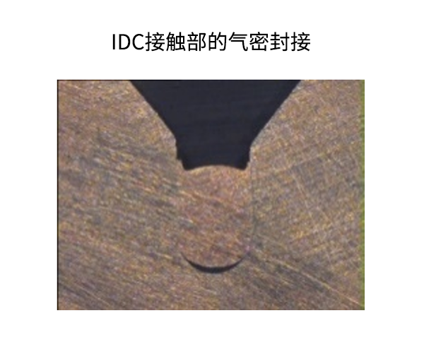 IDC接触部的气密封接